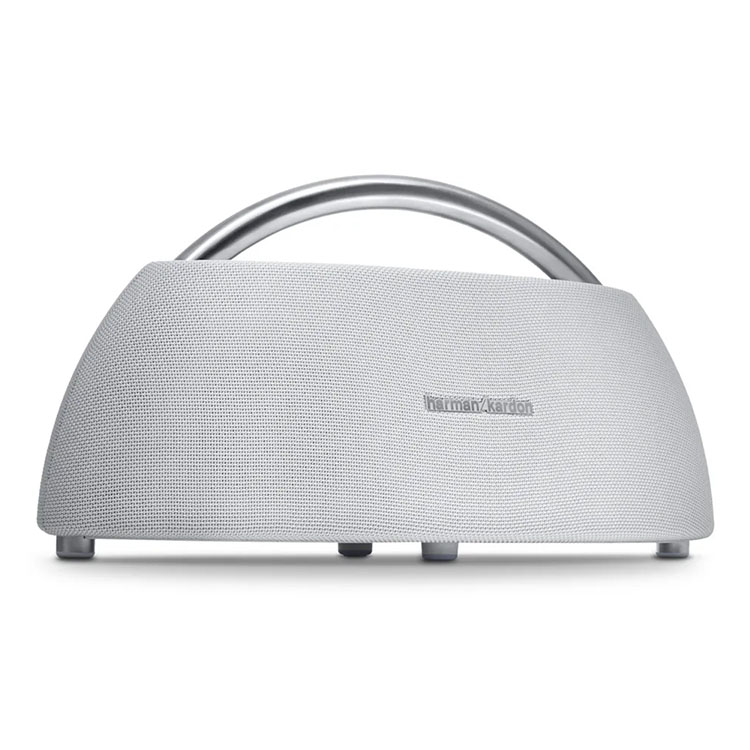 Фото Колонка портативная Harman Kardon Go + Play Mini 2, белый На фото изображено Колонка портативная Harman Kardon Go + Play Mini 2, белый
