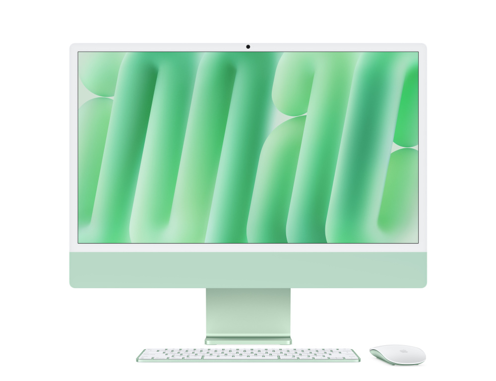 Фото Apple iMac 24" Retina 4,5K, M4 10C / 10C, 16 ГБ, 256 ГБ, Зелёный На фото изображено Apple iMac 24" Retina 4,5K, M4 10C / 10C, 16 ГБ, 256 ГБ, Зелёный