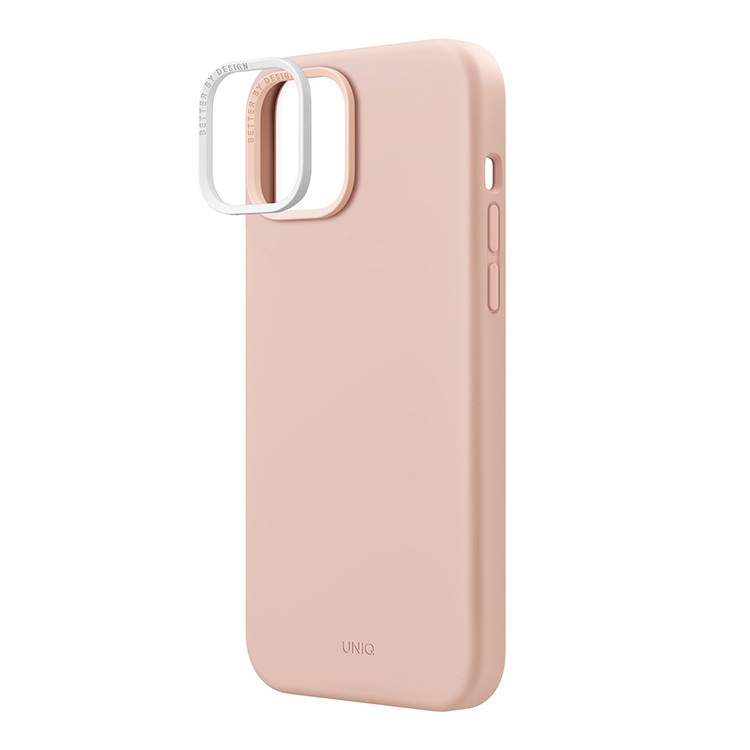 Чехол Uniq для iPhone 14 Plus LINO MagSafe, розовый Чехол Uniq для iPhone 14 Plus LINO MagSafe, розовый