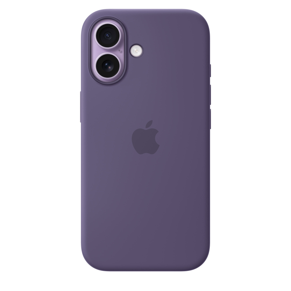 Фото Чехол защитный Apple Silicone Case with MagSafe для iPhone 17, фиолетовый Фото Чехол защитный Apple Silicone Case with MagSafe для iPhone 17, фиолетовый
