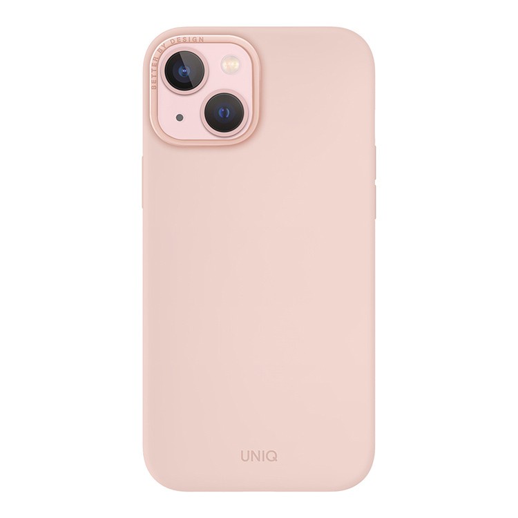 Фото Чехол Uniq для iPhone 14 Plus LINO MagSafe, розовый Фото Чехол Uniq для iPhone 14 Plus LINO MagSafe, розовый