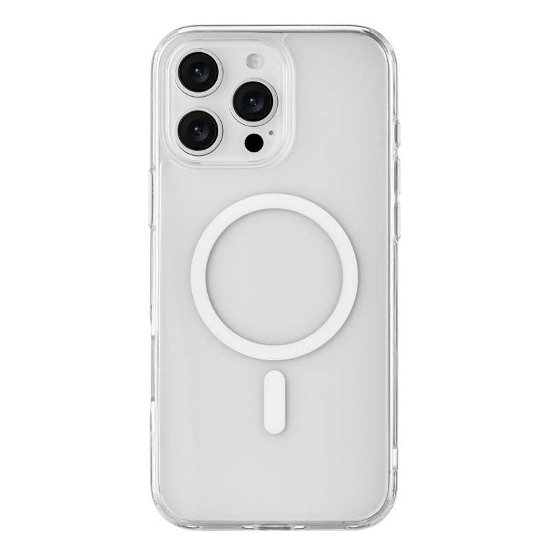 Фото Чехол защитный uBear Real Mag Case для iPhone 16 Pro Max, прозрачный Фото Чехол защитный uBear Real Mag Case для iPhone 16 Pro Max, прозрачный