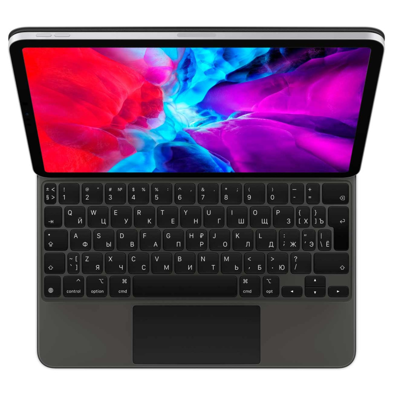 Фото Клавиатура Apple Magic KeyBoard для iPad Air 13" (2024) и iPad Pro 12.9" (2022), чёрный Фото Клавиатура Apple Magic KeyBoard для iPad Air 13" (2024) и iPad Pro 12.9" (2022), чёрный