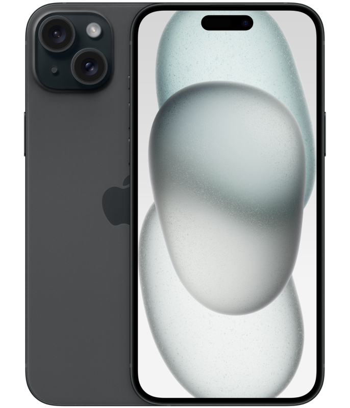 Фото Apple iPhone 15 Plus, 128 ГБ, Чёрный На фото изображено Apple iPhone 15 Plus, 128 ГБ, Чёрный